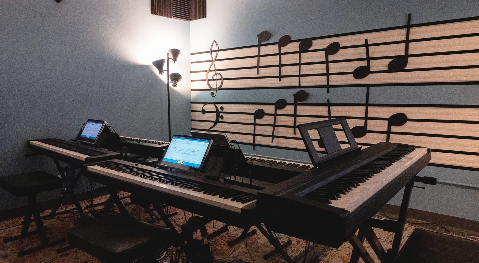 A Twelve Tone piano student performing during the Fall Piano Showcase in Glenview, IL